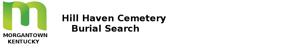 Morgantown Kentucky Hill Haven Burial Search